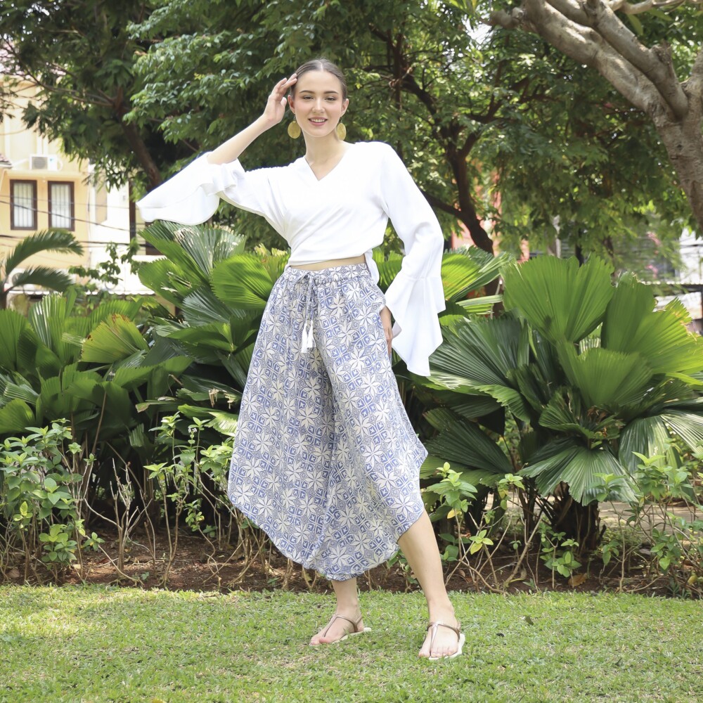 Hand Stamped Batik Pants - Image 2