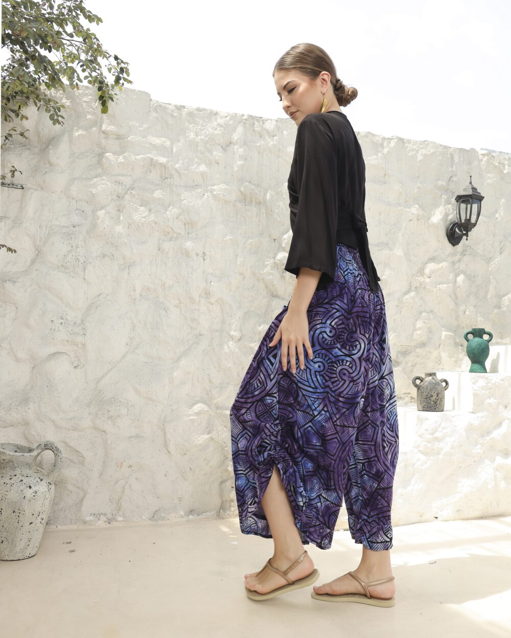 Boho Top With 3/4 Sleeves - Image 4