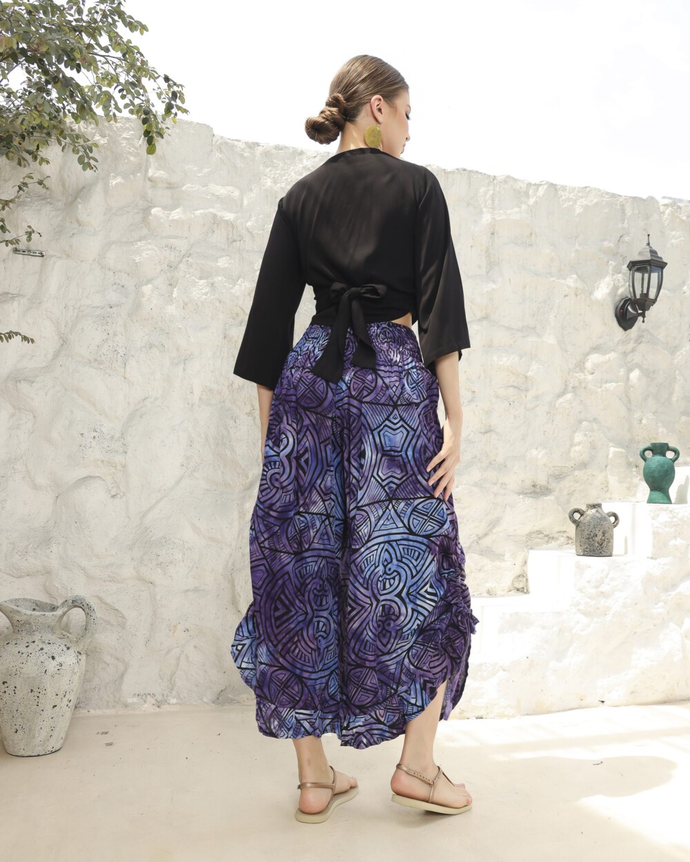 Boho Top With 3/4 Sleeves - Image 5