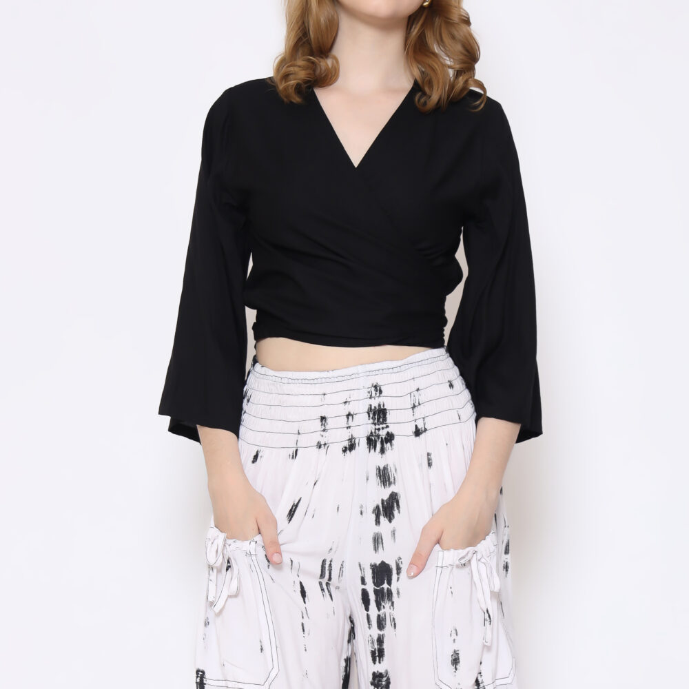 Boho Top With 3/4 Sleeves - Image 11