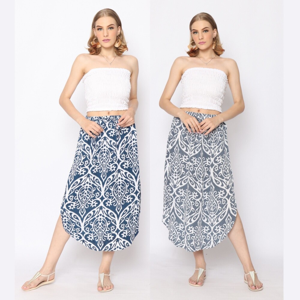 Skirt With Side Slits - No Pockets