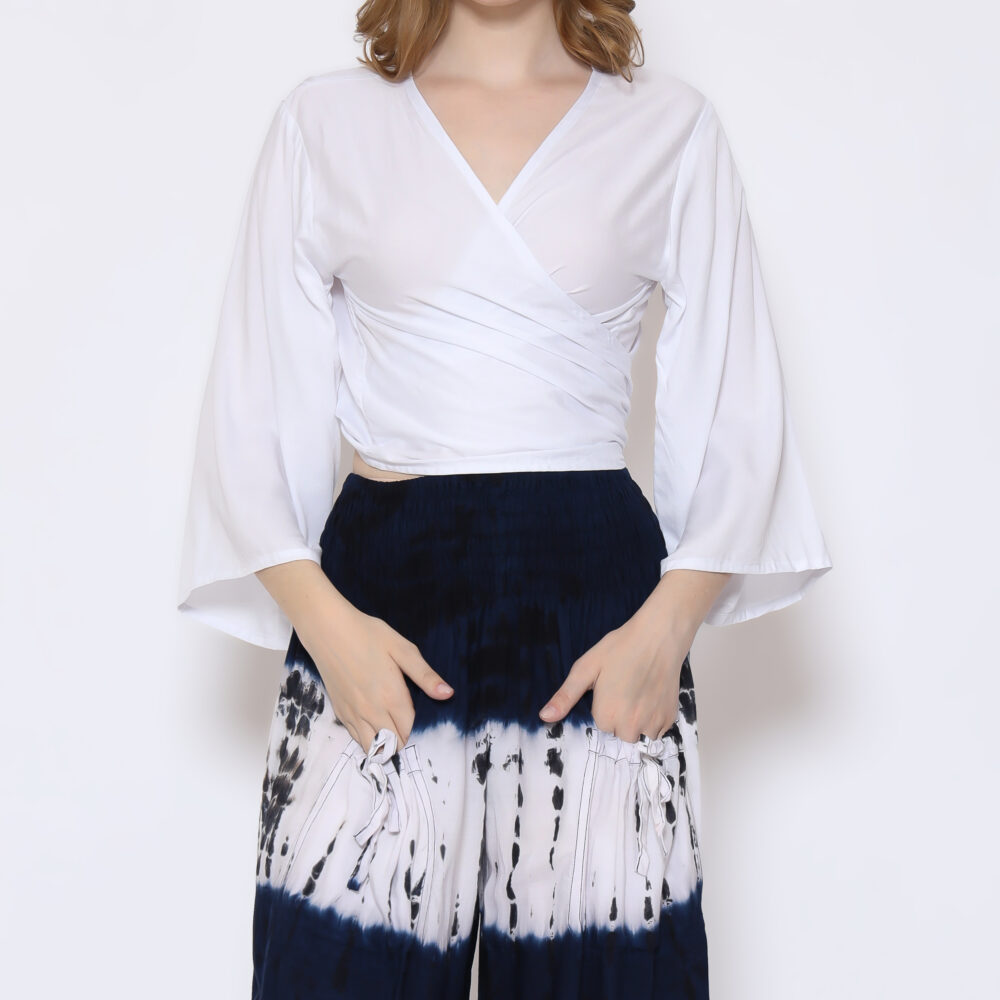 Boho Top With 3/4 Sleeves - Image 7