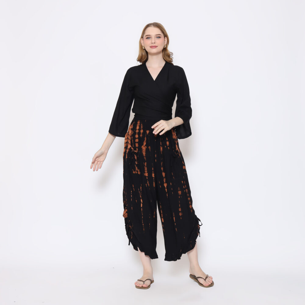 Boho Pants With Ruffle Hem - Image 12