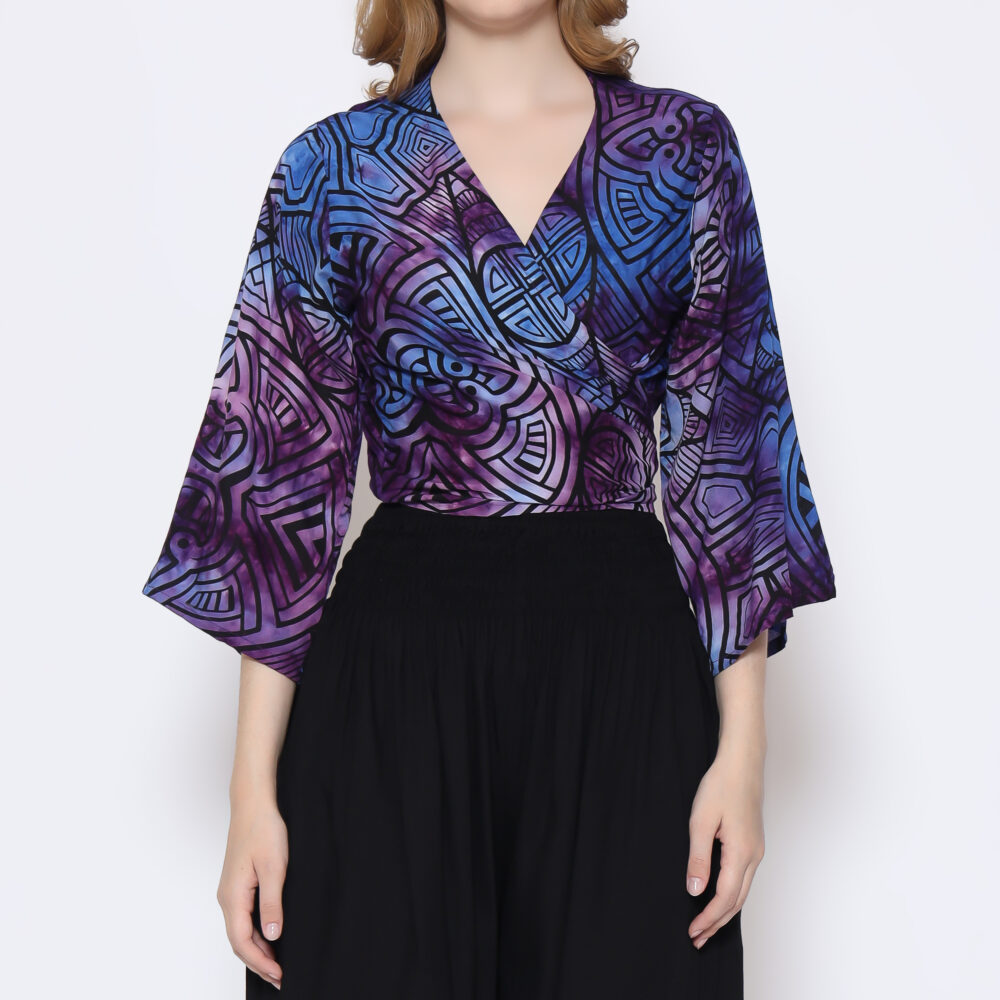 Boho Top With 3/4 Sleeves - Image 12