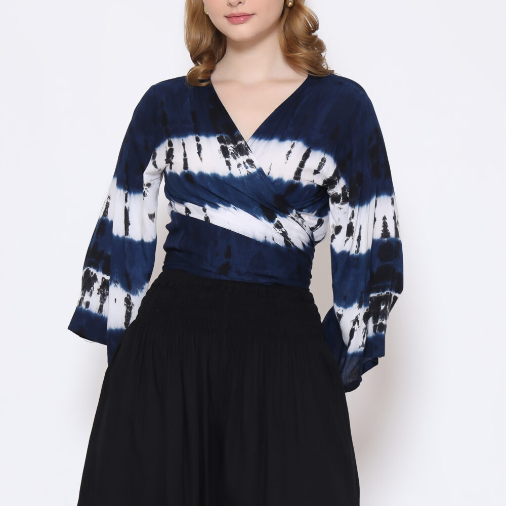 Boho Top With 3/4 Sleeves - Image 5