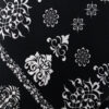 Black With White Pattern Long Jumpsuit