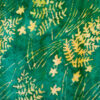 Green With Yellow Pattern Yoga Pants For Women