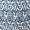 White With Navy Small Pattern Yoga Pants For Women